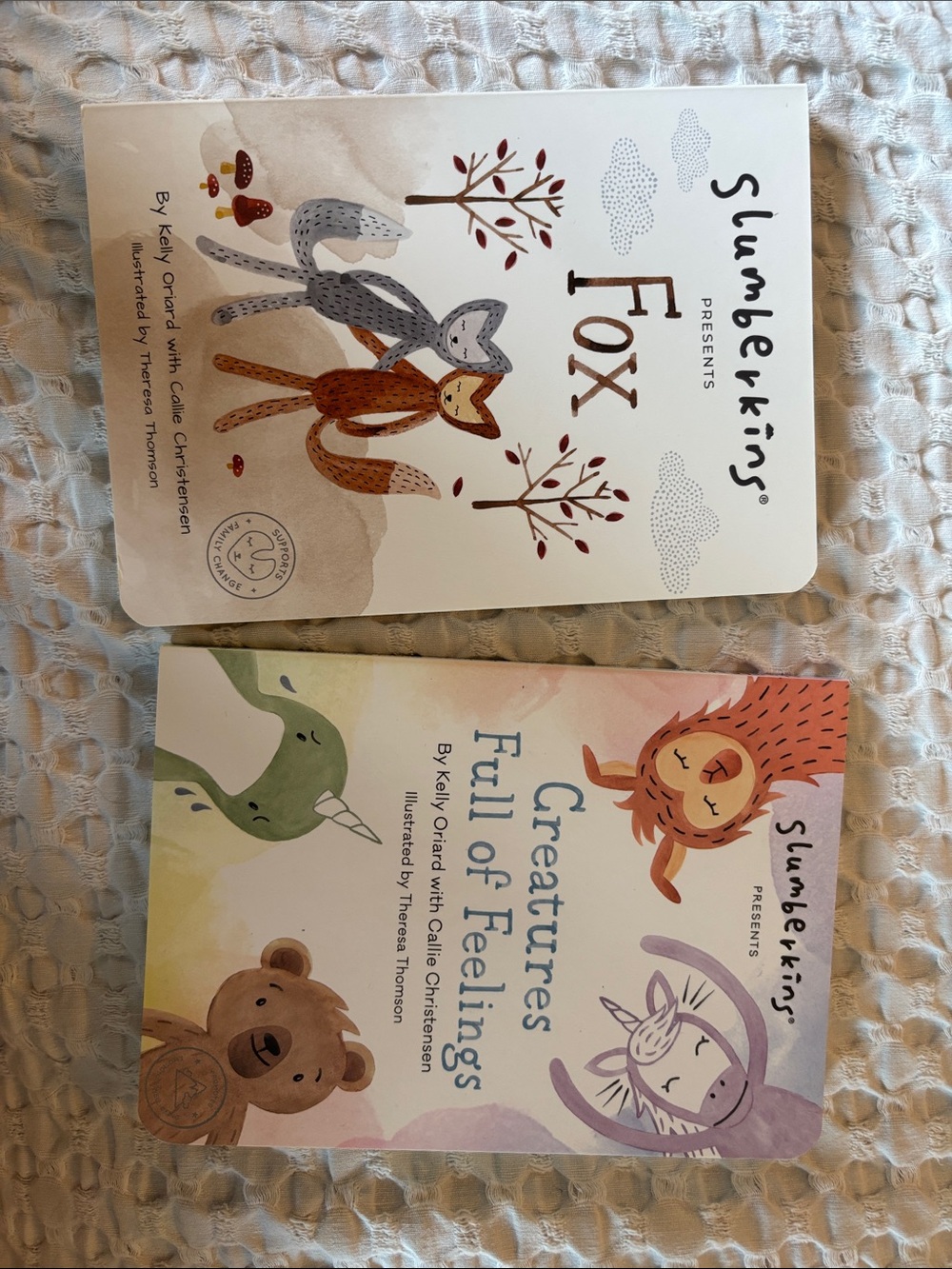 Slumberkins Fox Board Book set